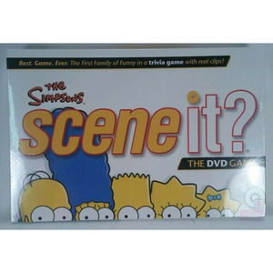 Scene It? The Simpsons DELUXE Edition New Factory Sealed DVD Board Game